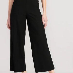 Old Navy High-Waisted Pull-On Wide Leg Pixie Pants